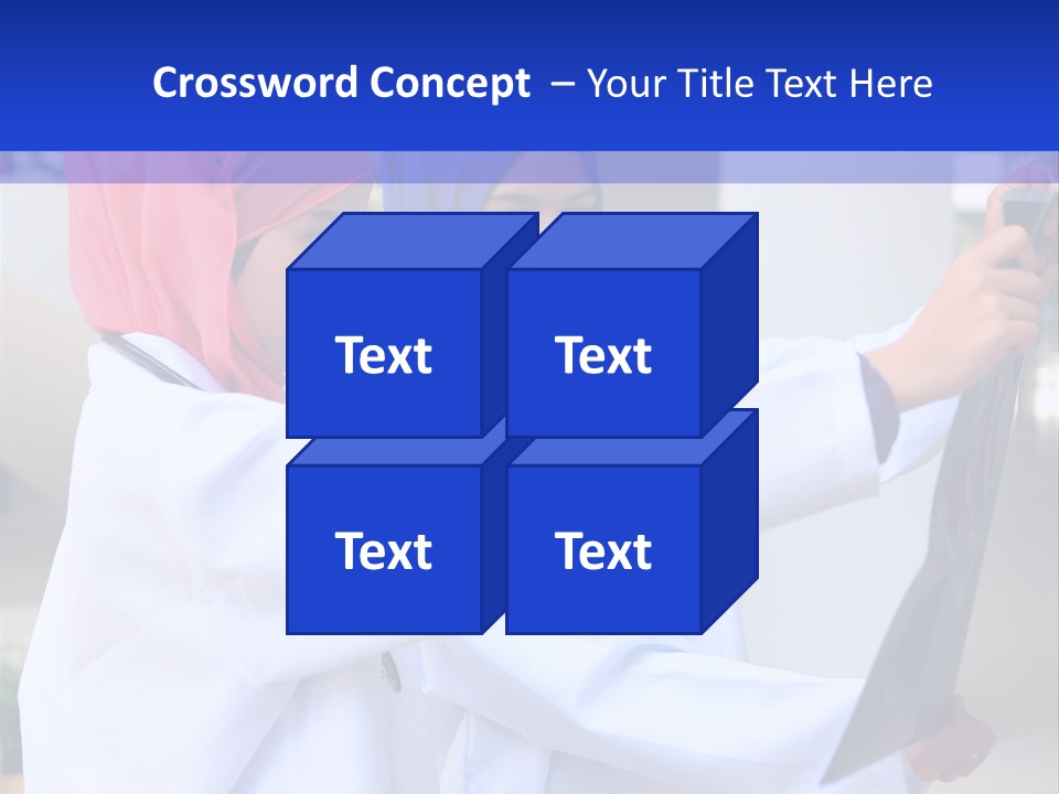Two Women In Hijabs Are Looking At Something PowerPoint Template