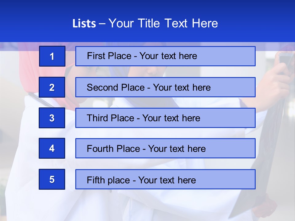 Two Women In Hijabs Are Looking At Something PowerPoint Template