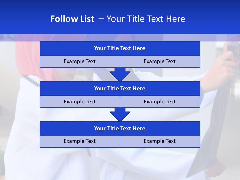Two Women In Hijabs Are Looking At Something PowerPoint Template