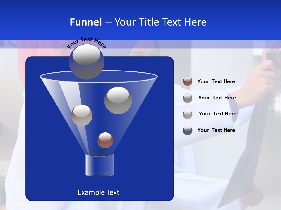Two Women In Hijabs Are Looking At Something PowerPoint Template