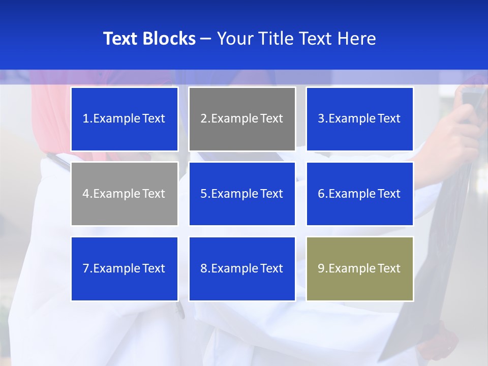 Two Women In Hijabs Are Looking At Something PowerPoint Template