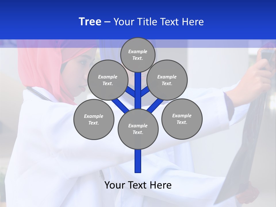 Two Women In Hijabs Are Looking At Something PowerPoint Template