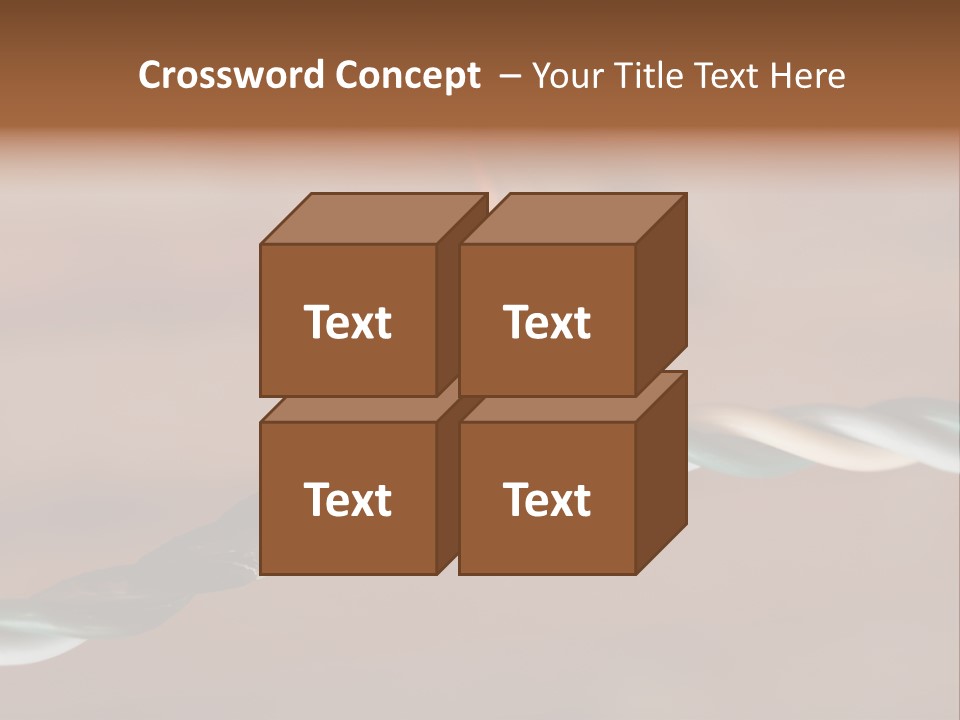 A Rope With A Fire On Top Of It PowerPoint Template