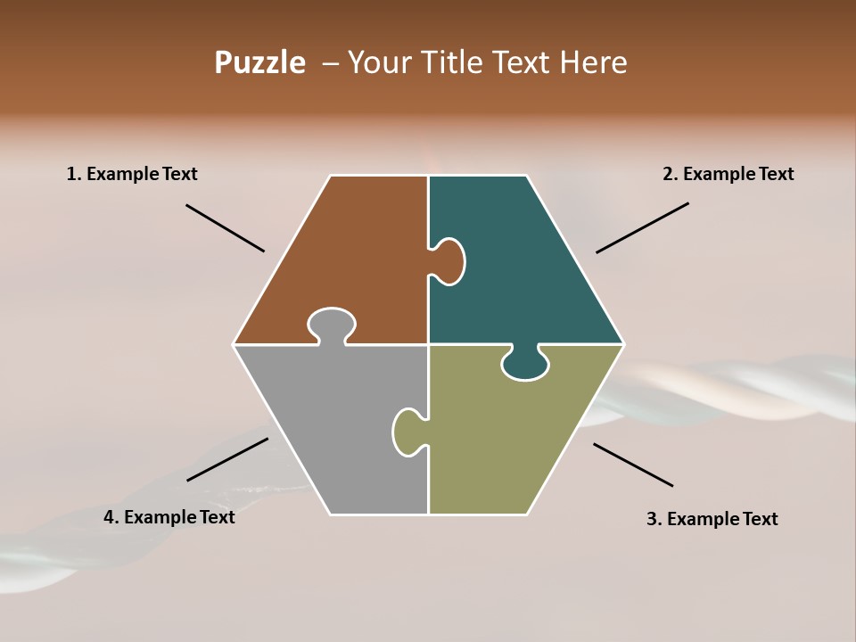 A Rope With A Fire On Top Of It PowerPoint Template