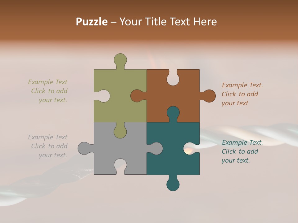 A Rope With A Fire On Top Of It PowerPoint Template