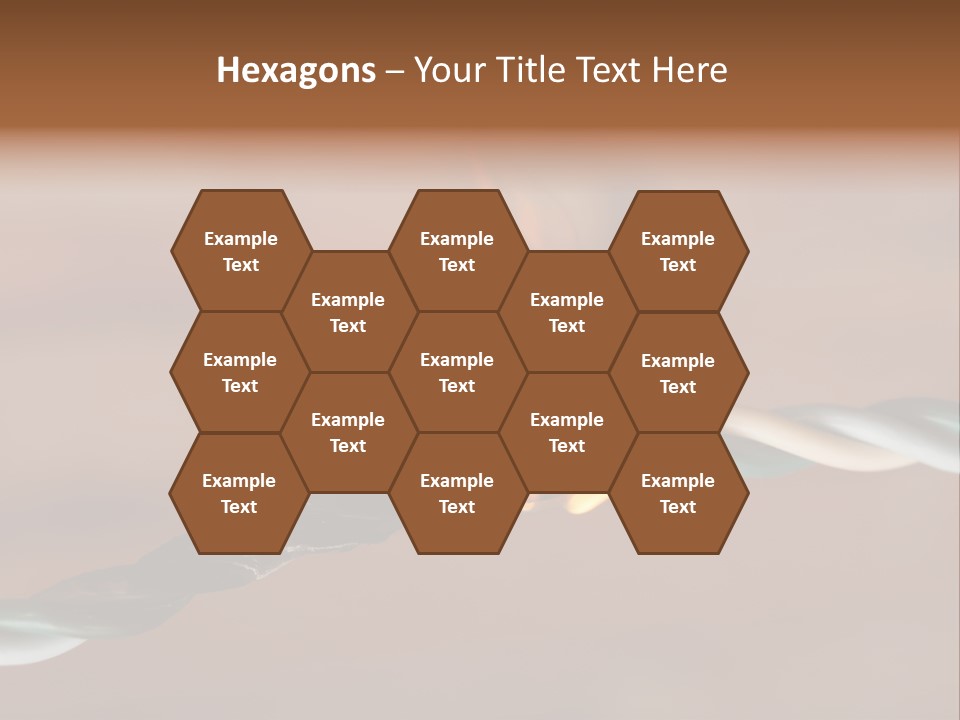 A Rope With A Fire On Top Of It PowerPoint Template