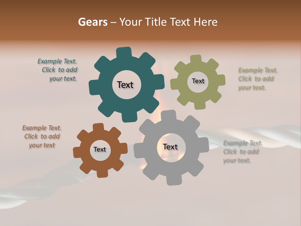 A Rope With A Fire On Top Of It PowerPoint Template