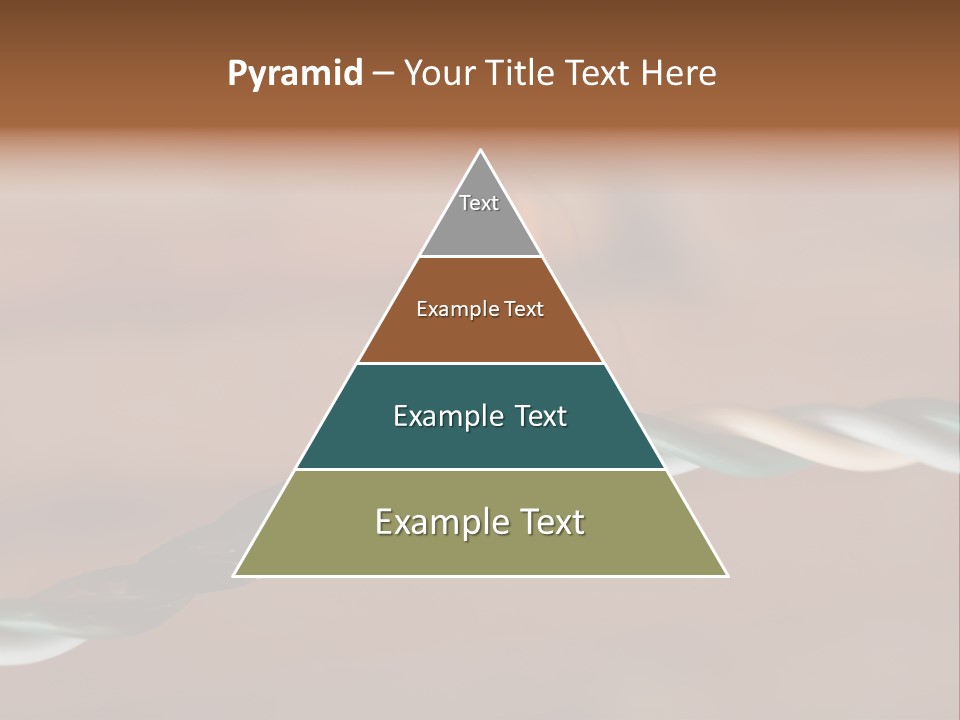 A Rope With A Fire On Top Of It PowerPoint Template