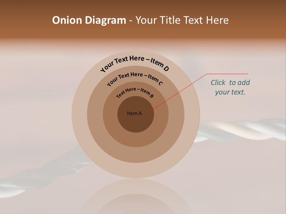 A Rope With A Fire On Top Of It PowerPoint Template