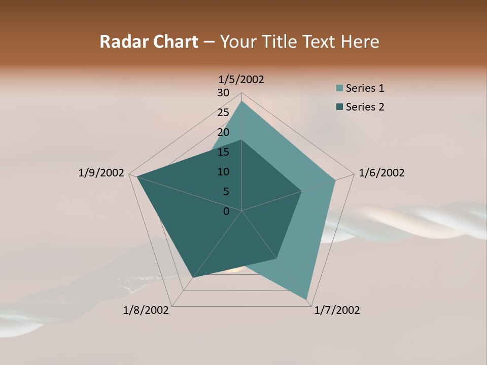 A Rope With A Fire On Top Of It PowerPoint Template