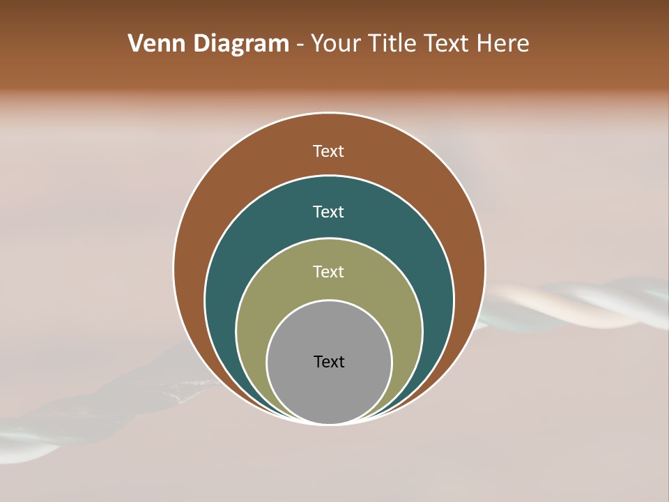 A Rope With A Fire On Top Of It PowerPoint Template