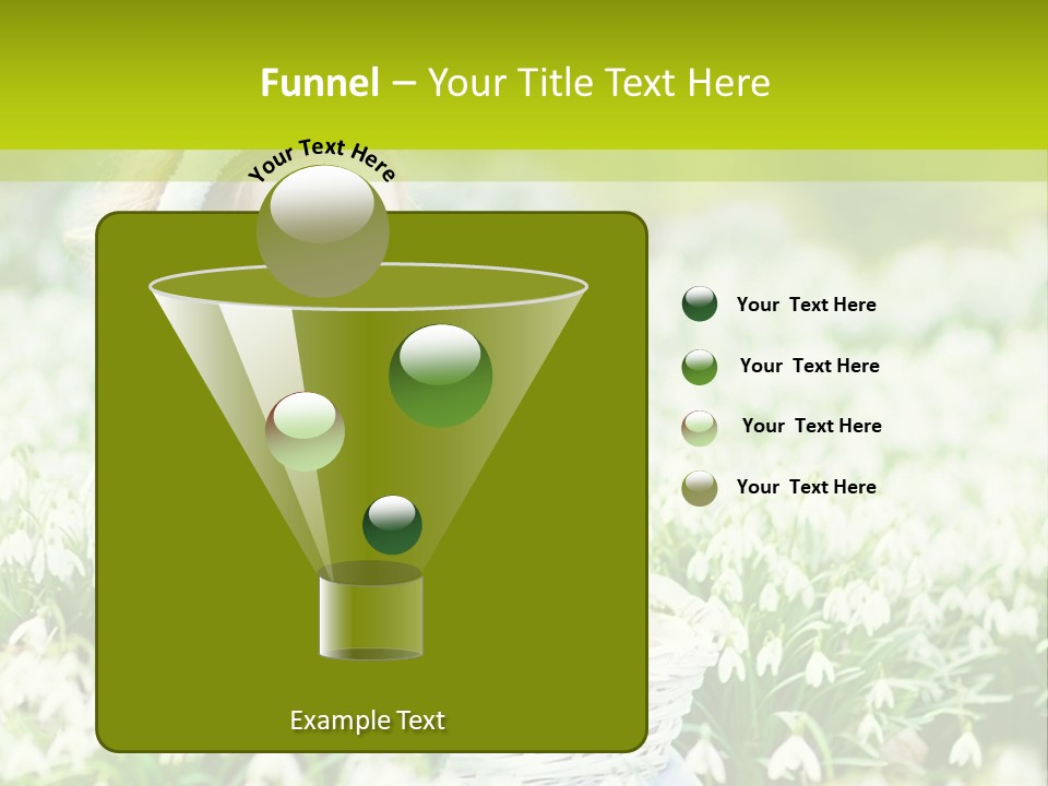 A Little Girl Sitting In The Grass With A Bunny Ears On Her Head PowerPoint Template