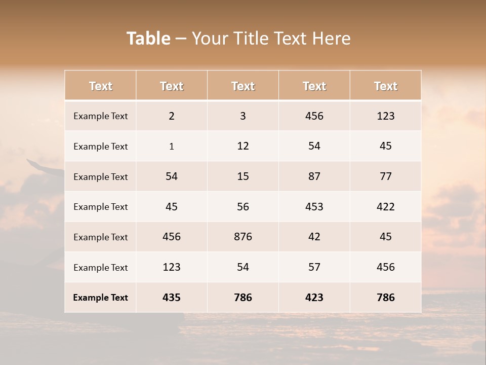 A Woman Doing Yoga On The Beach At Sunset PowerPoint Template