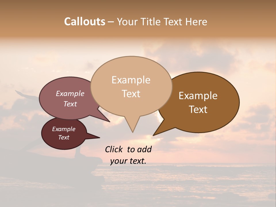 A Woman Doing Yoga On The Beach At Sunset PowerPoint Template