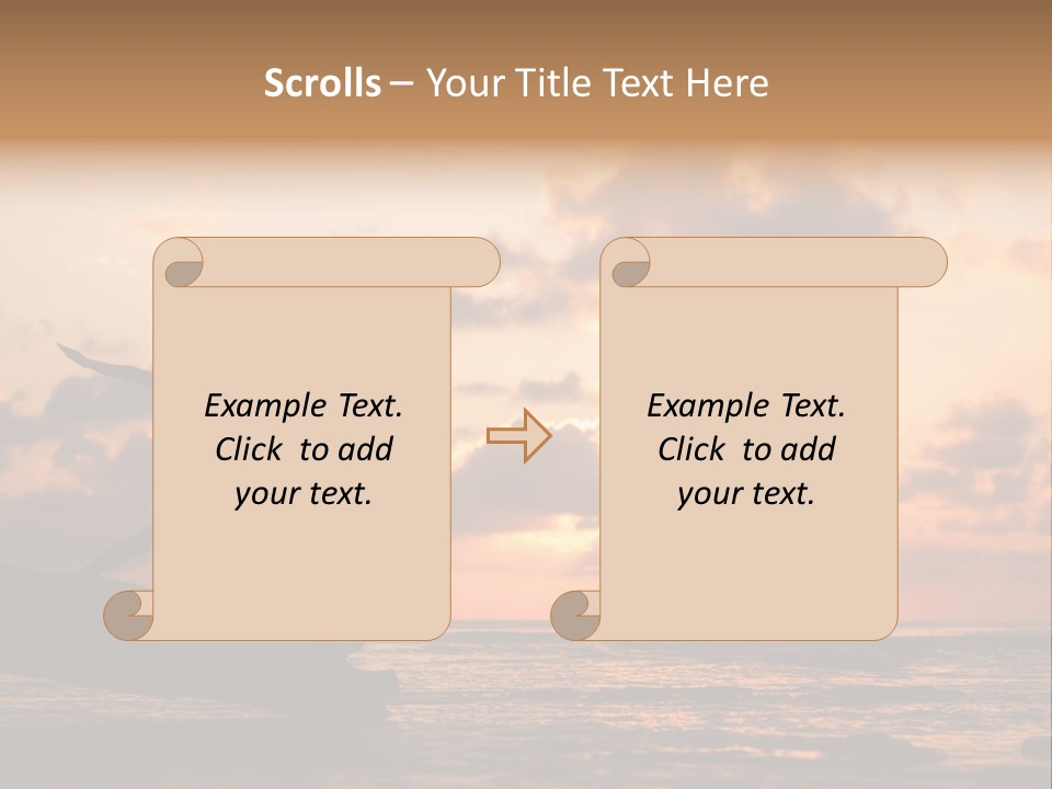 A Woman Doing Yoga On The Beach At Sunset PowerPoint Template
