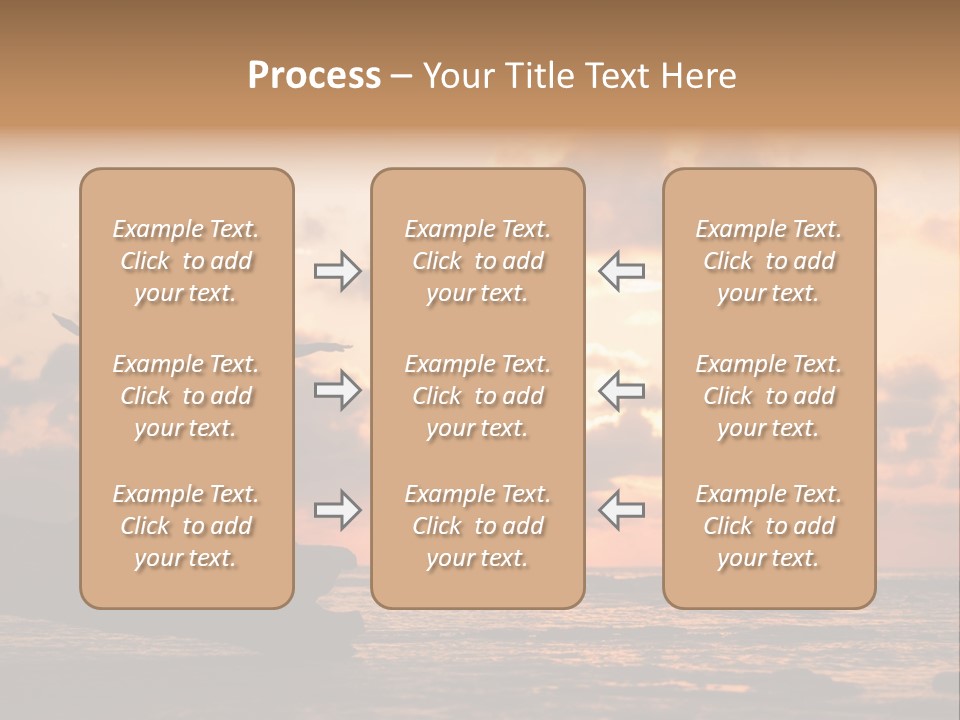 A Woman Doing Yoga On The Beach At Sunset PowerPoint Template