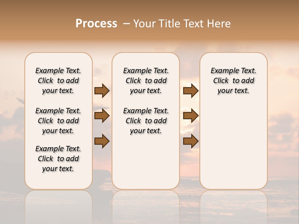 A Woman Doing Yoga On The Beach At Sunset PowerPoint Template