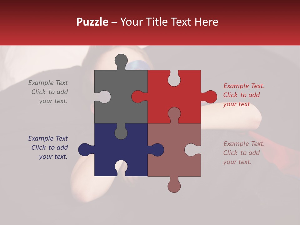 A Young Boy Wearing A Mask Sleeping On A Bed PowerPoint Template