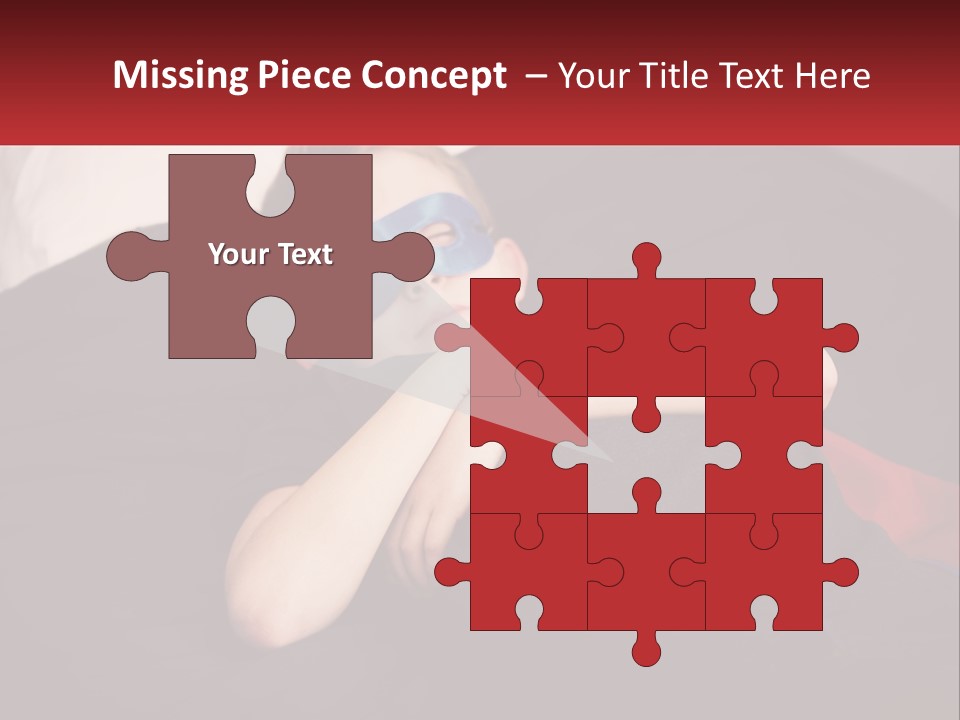 A Young Boy Wearing A Mask Sleeping On A Bed PowerPoint Template