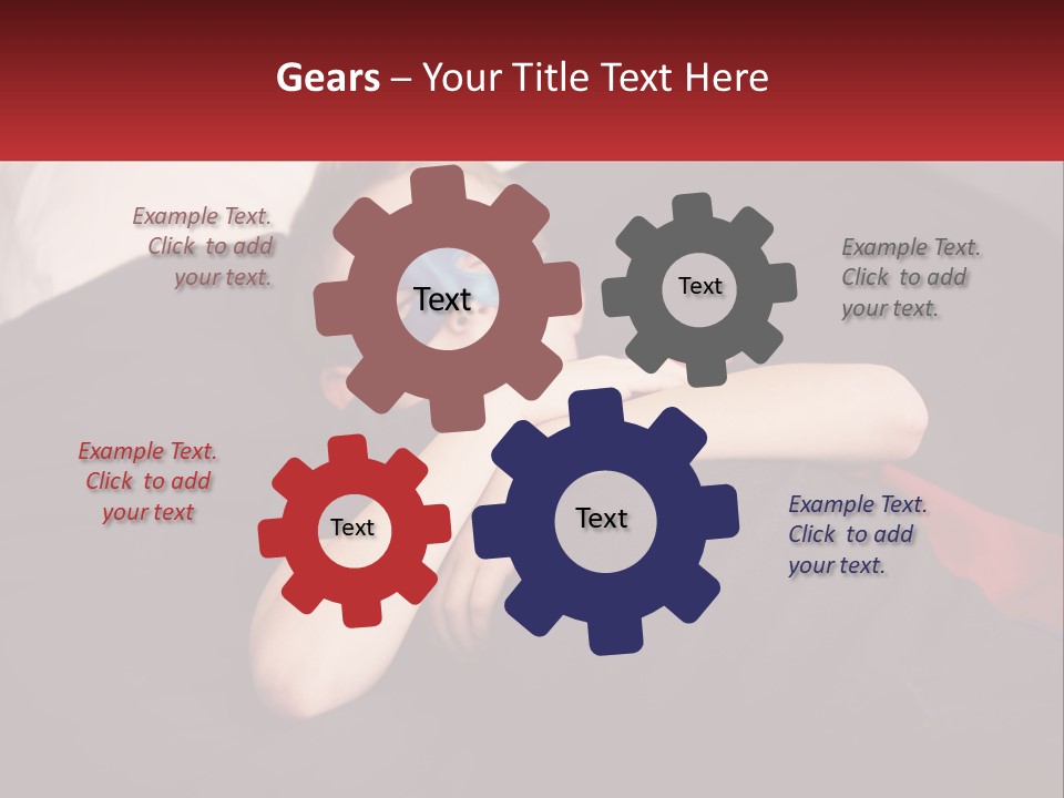 A Young Boy Wearing A Mask Sleeping On A Bed PowerPoint Template