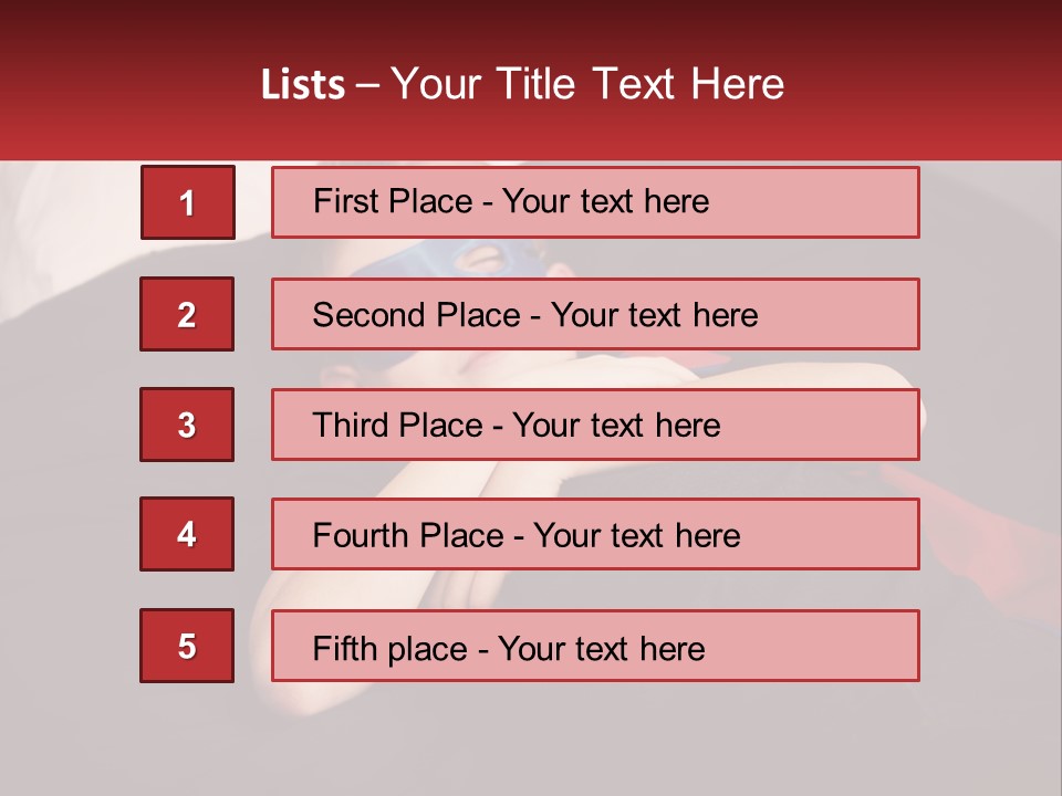 A Young Boy Wearing A Mask Sleeping On A Bed PowerPoint Template