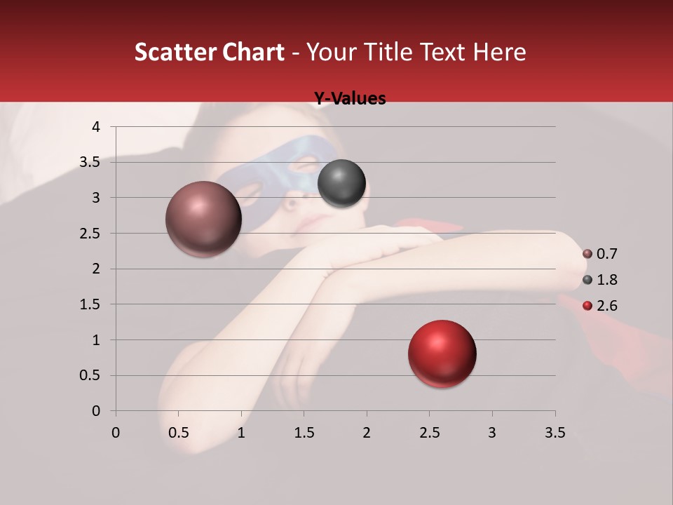 A Young Boy Wearing A Mask Sleeping On A Bed PowerPoint Template