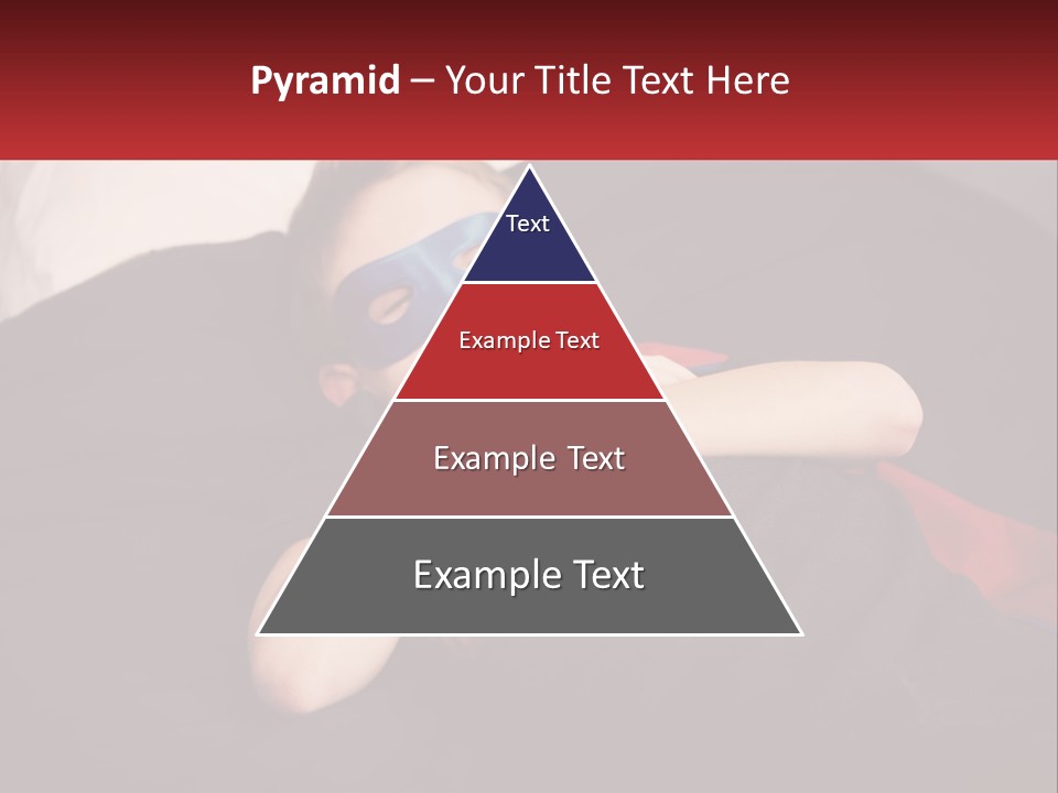 A Young Boy Wearing A Mask Sleeping On A Bed PowerPoint Template