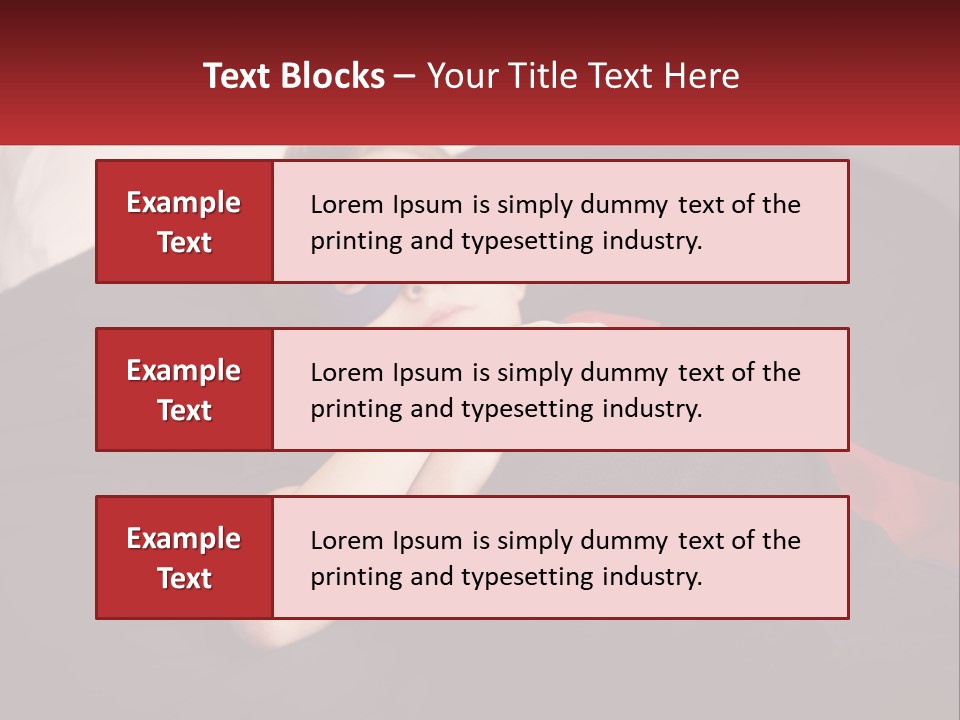 A Young Boy Wearing A Mask Sleeping On A Bed PowerPoint Template