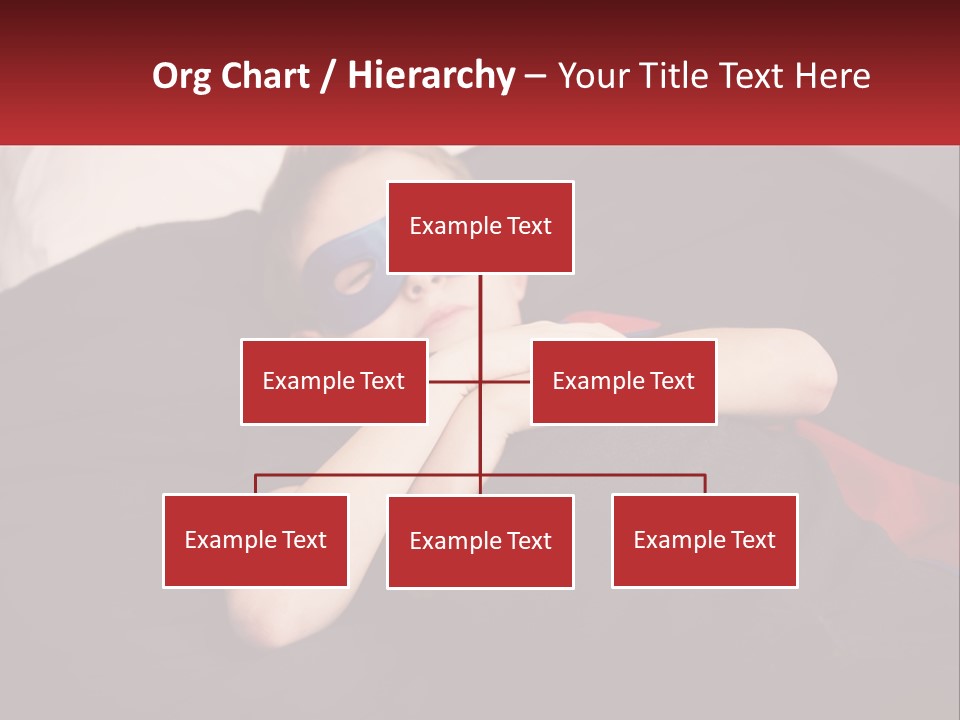 A Young Boy Wearing A Mask Sleeping On A Bed PowerPoint Template