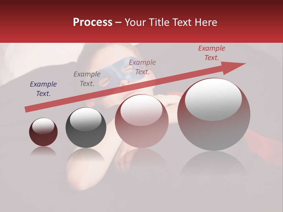 A Young Boy Wearing A Mask Sleeping On A Bed PowerPoint Template