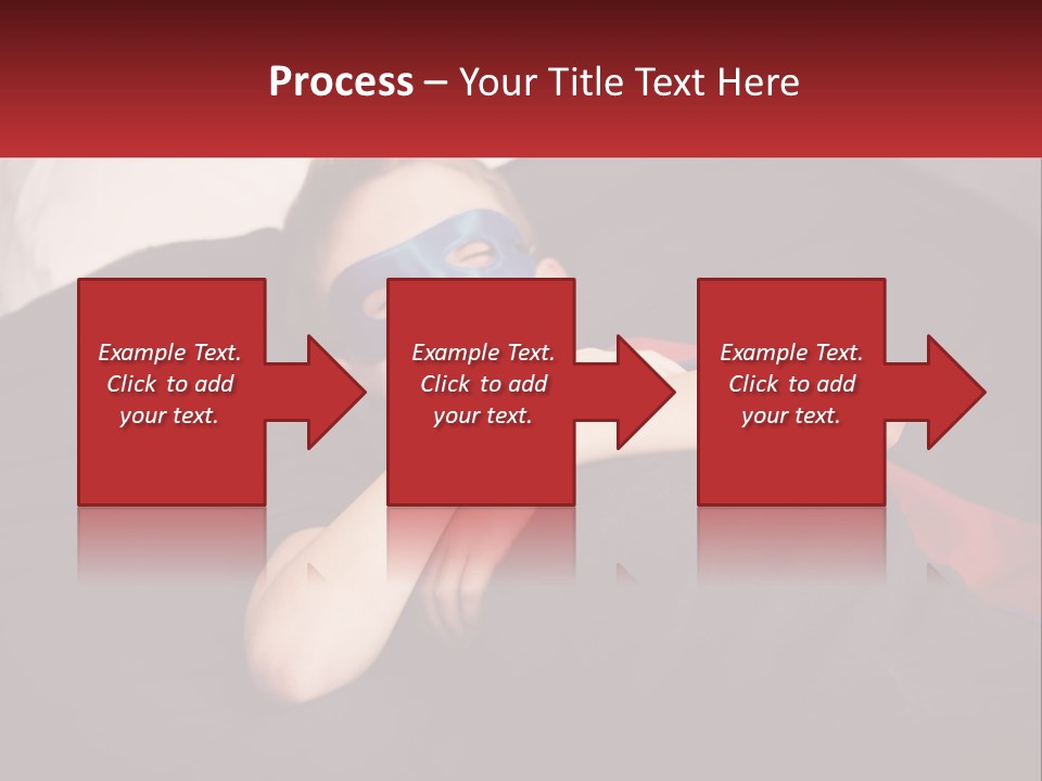 A Young Boy Wearing A Mask Sleeping On A Bed PowerPoint Template