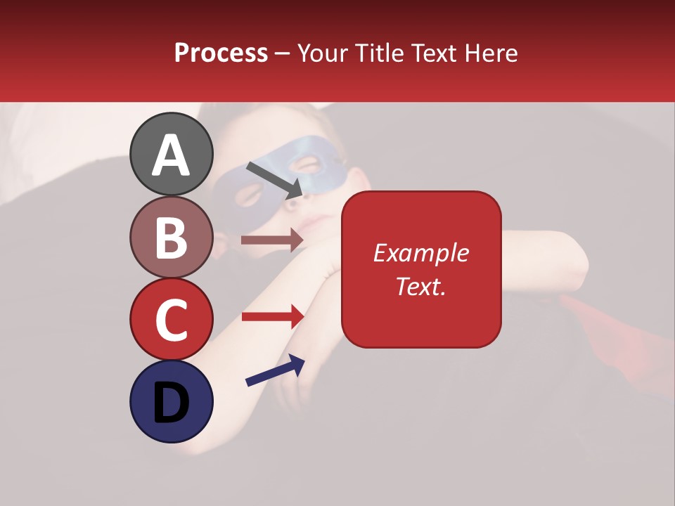 A Young Boy Wearing A Mask Sleeping On A Bed PowerPoint Template