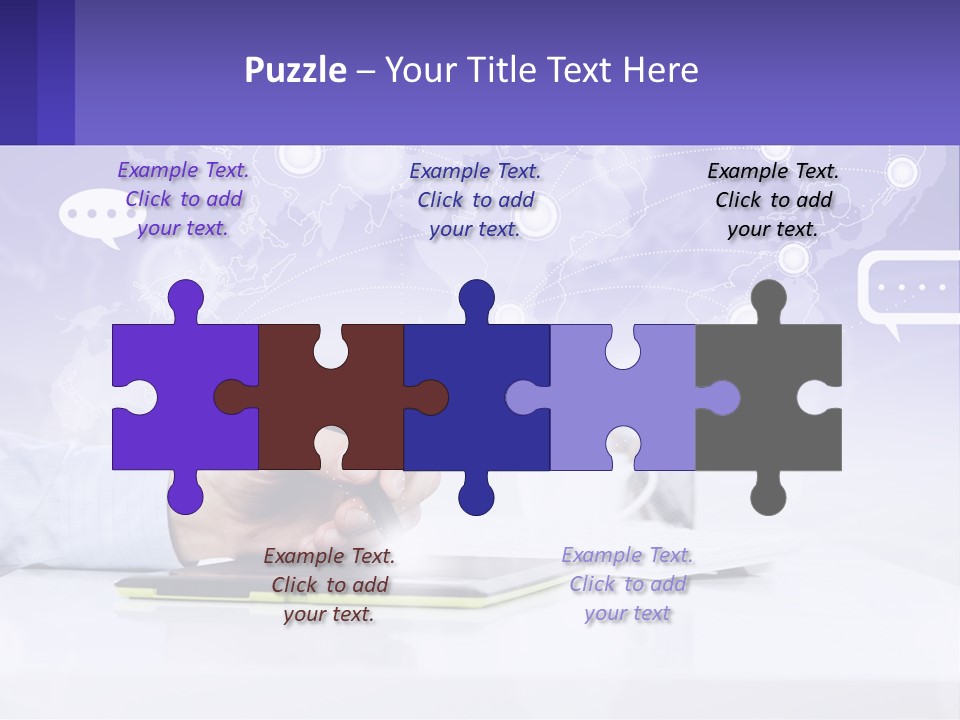 A Person Writing On A Piece Of Paper With A Pen PowerPoint Template