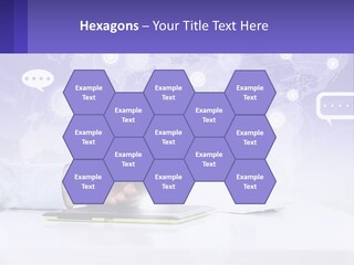 A Person Writing On A Piece Of Paper With A Pen PowerPoint Template