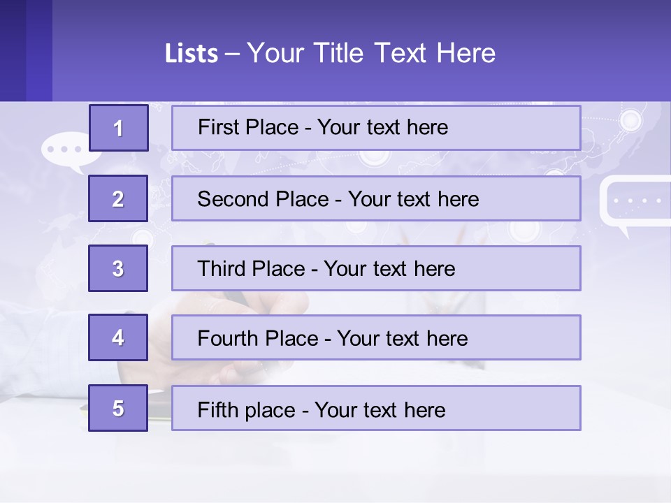 A Person Writing On A Piece Of Paper With A Pen PowerPoint Template