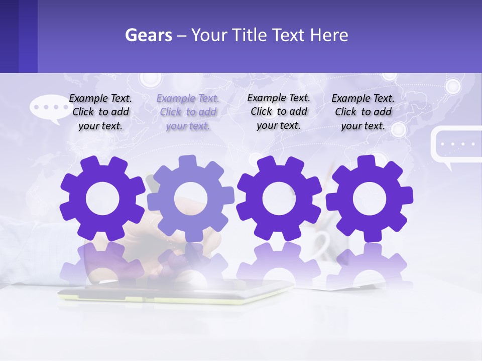 A Person Writing On A Piece Of Paper With A Pen PowerPoint Template