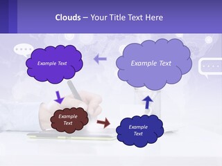 A Person Writing On A Piece Of Paper With A Pen PowerPoint Template