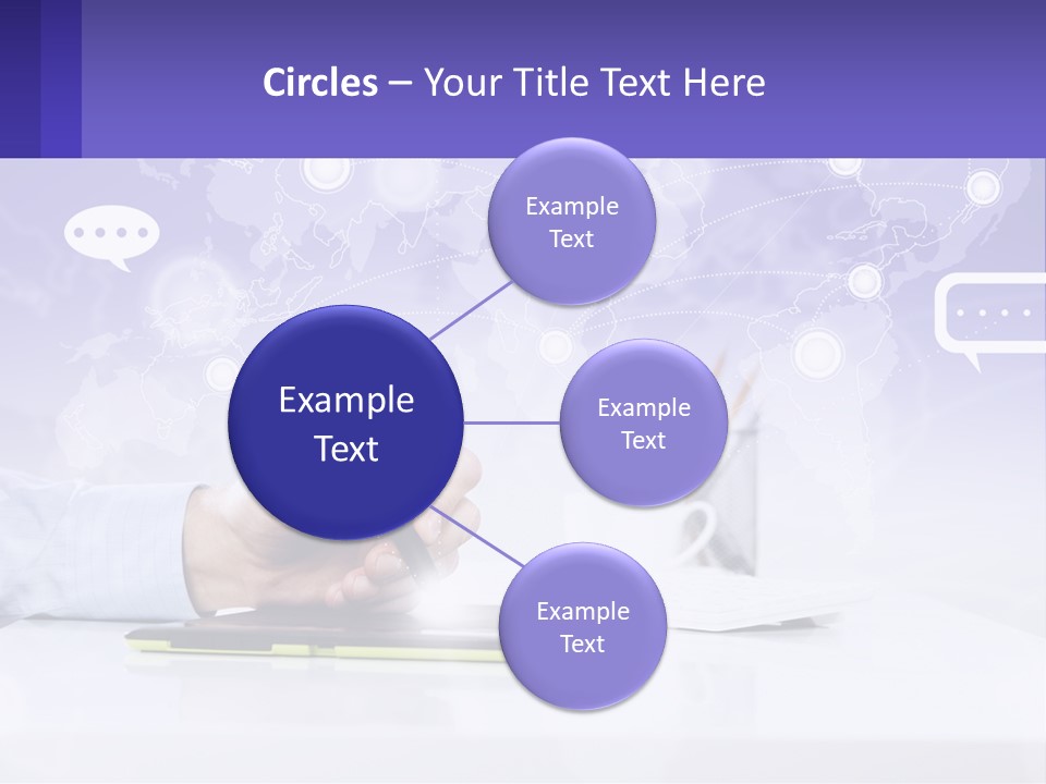 A Person Writing On A Piece Of Paper With A Pen PowerPoint Template