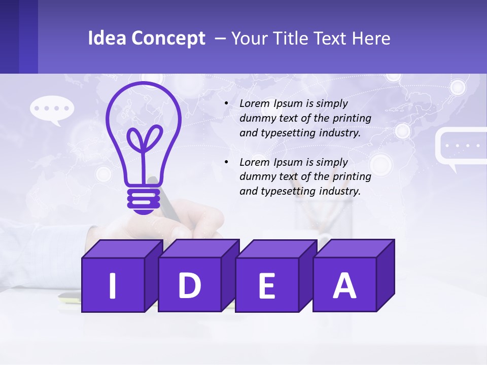 A Person Writing On A Piece Of Paper With A Pen PowerPoint Template