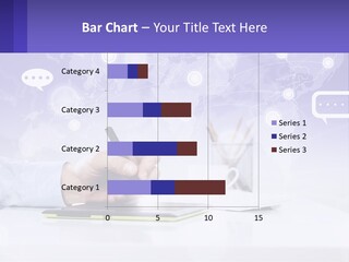 A Person Writing On A Piece Of Paper With A Pen PowerPoint Template