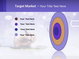 A Person Writing On A Piece Of Paper With A Pen PowerPoint Template