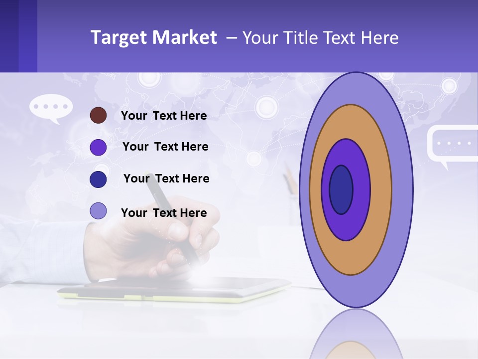 A Person Writing On A Piece Of Paper With A Pen PowerPoint Template