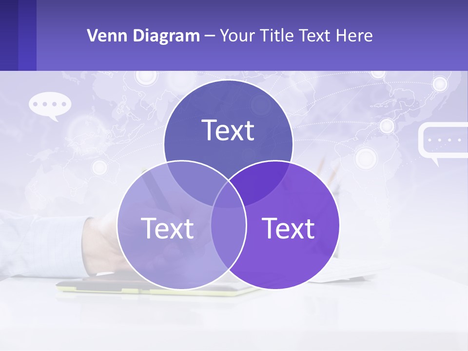 A Person Writing On A Piece Of Paper With A Pen PowerPoint Template