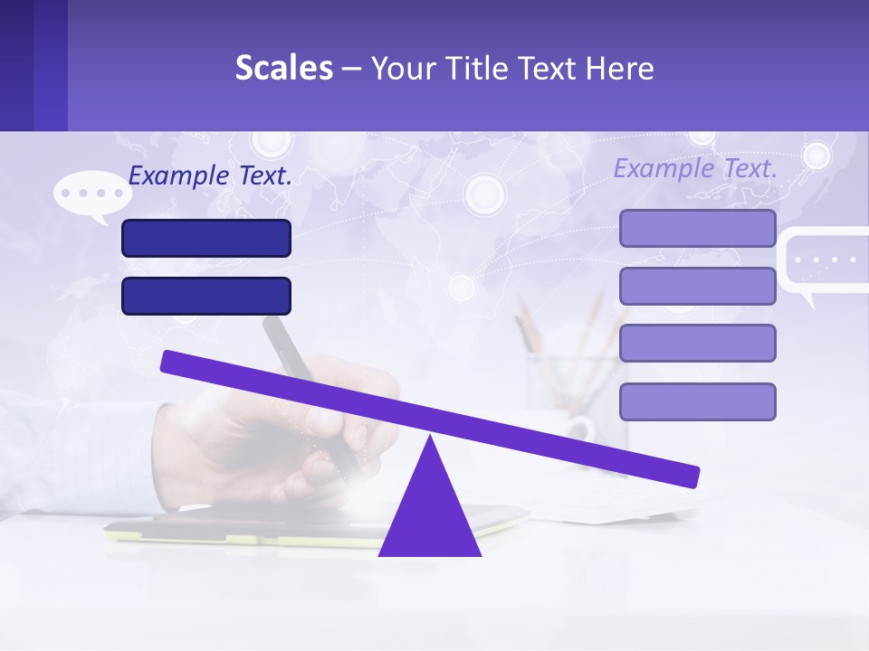 A Person Writing On A Piece Of Paper With A Pen PowerPoint Template