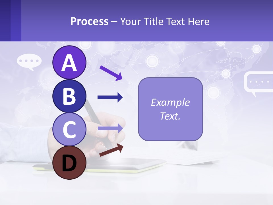 A Person Writing On A Piece Of Paper With A Pen PowerPoint Template