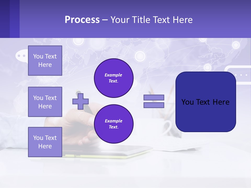 A Person Writing On A Piece Of Paper With A Pen PowerPoint Template