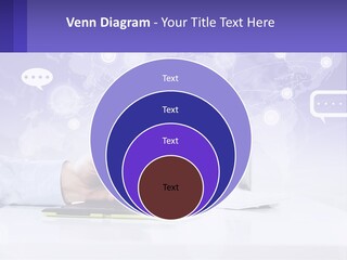 A Person Writing On A Piece Of Paper With A Pen PowerPoint Template