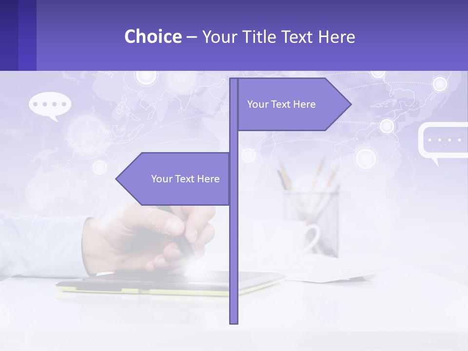 A Person Writing On A Piece Of Paper With A Pen PowerPoint Template