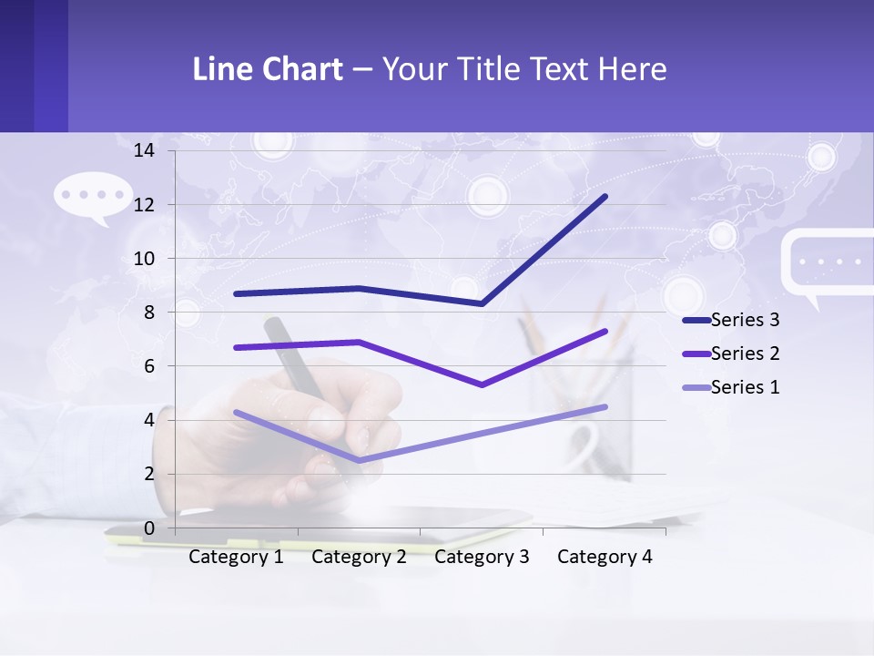 A Person Writing On A Piece Of Paper With A Pen PowerPoint Template