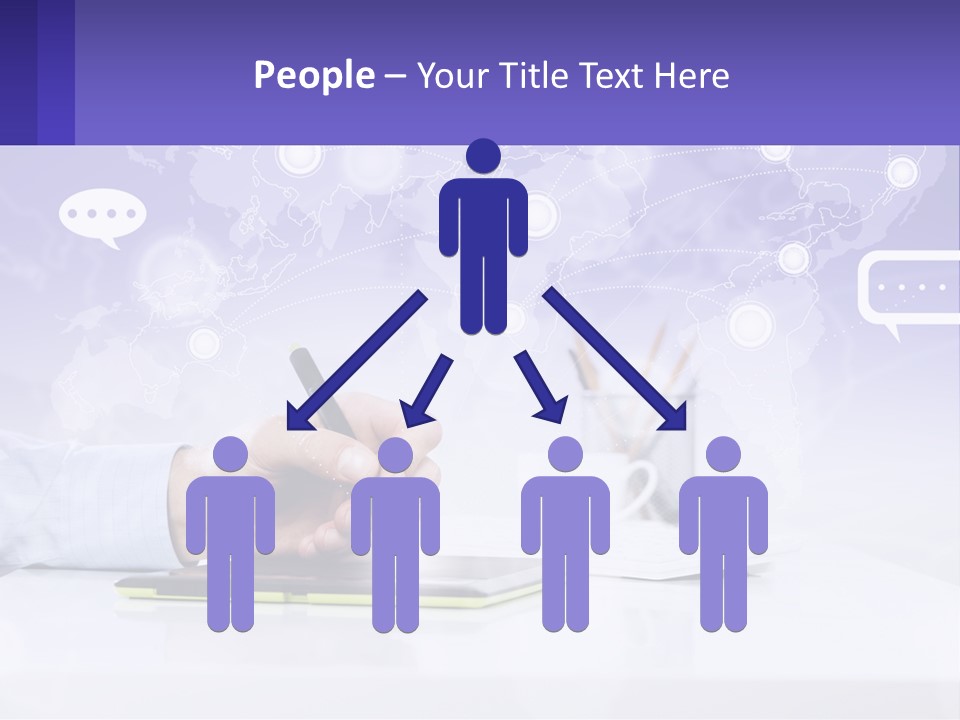 A Person Writing On A Piece Of Paper With A Pen PowerPoint Template